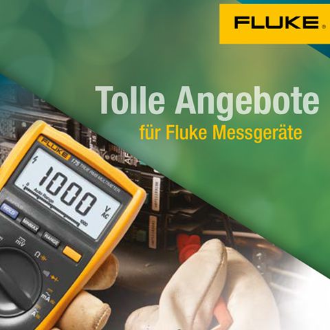 FLUKE Aktionen - tolle Angebote zu Messgeräten und Zubehör