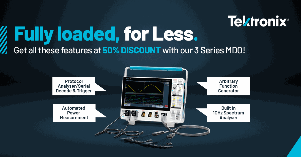 Tektronix MDO3 Promotion - 50% Rabatt 